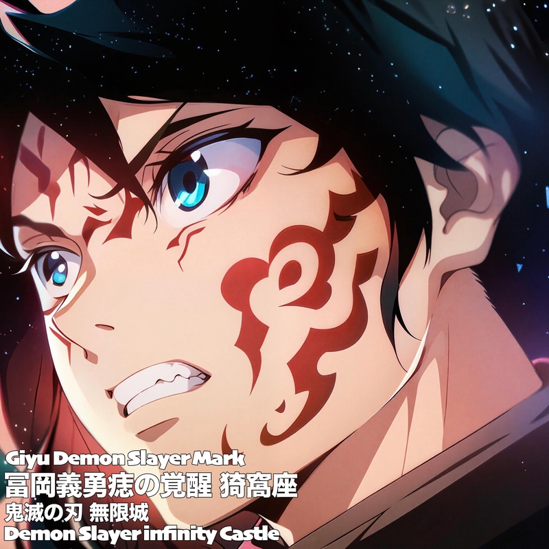 鬼滅の刃 無限城編 ランチョンマット 冨岡義勇 痣 ufotableダイニング無限城編ティザー期ランチョンマット 冨岡義勇